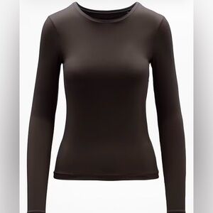 NWT Truffle BodyMove Crew Neck Long Sleeve Top M